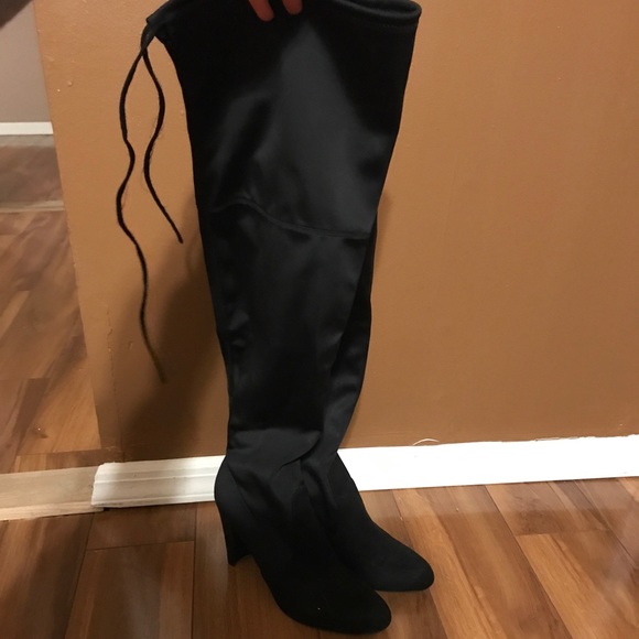 Charles David Shoes - Charles David - Black Thigh High Boots